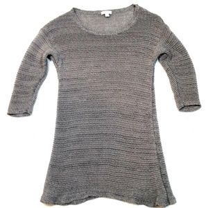 <3 J.JILL Women's Sweater Size S Missy Gray Top